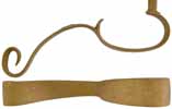 Triggerguard, Late Hawken Half-Stock, wax cast brass